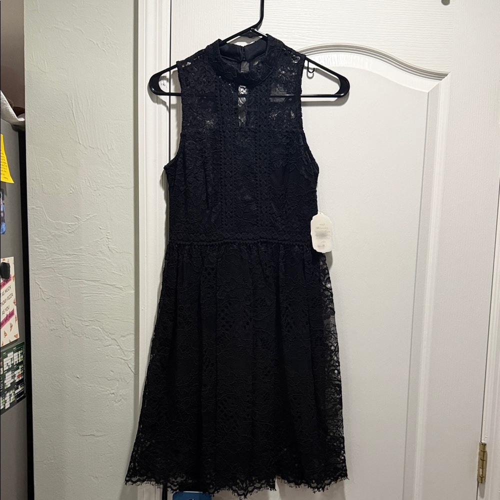 Altar'd State Black Lace Formal Dress